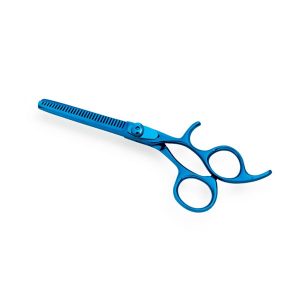 Professional Hair Thinning Scissor Titanium Coated Blue