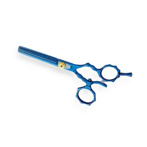 Professional Hair Thinning Scissor Titanium Coated Blue